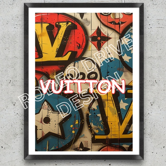 VUITTON WALL ART 11X17 PRINT VUITTON POSTER FRAME ARTWORK BY THE ARTIST DENARDAI - Picture 1 of 2